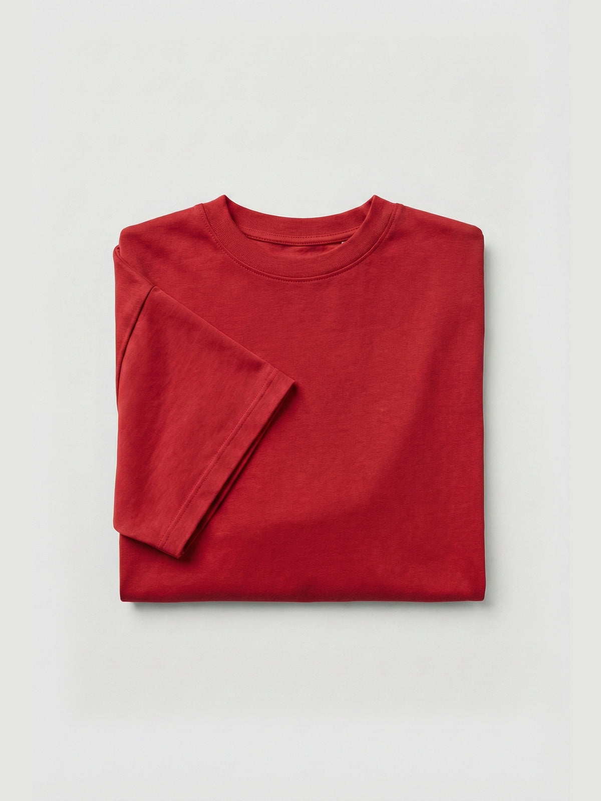 SOLID RED T SHIRT