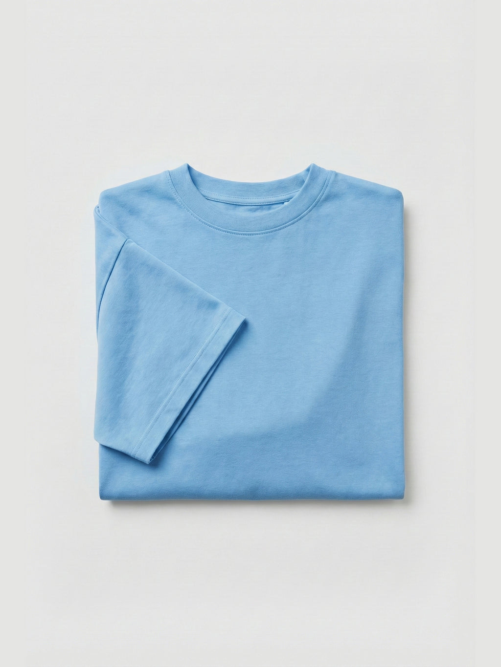 SOLID SKY BLUE T SHIRT