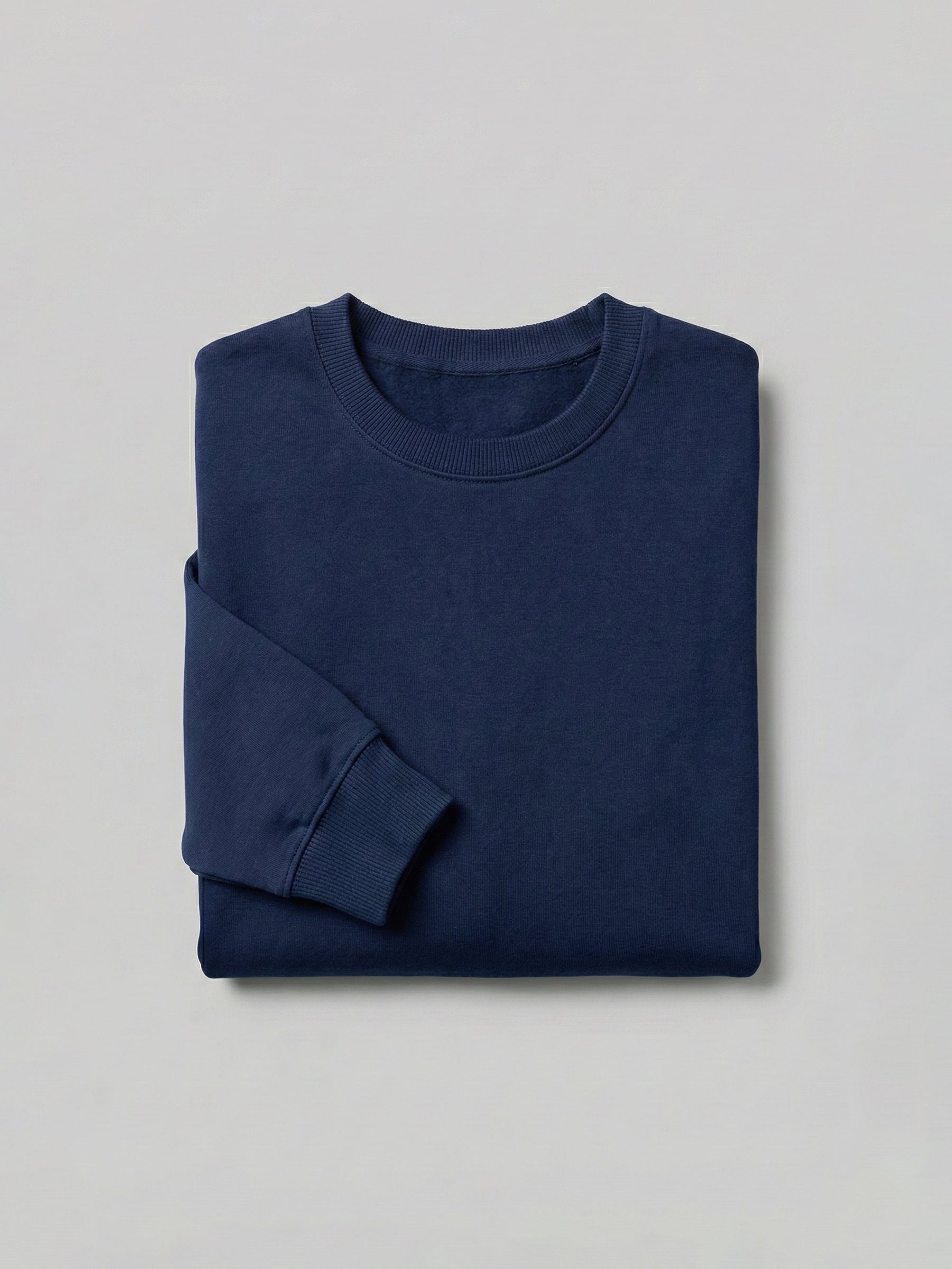 SOLID NEVY SWEATSHIRT