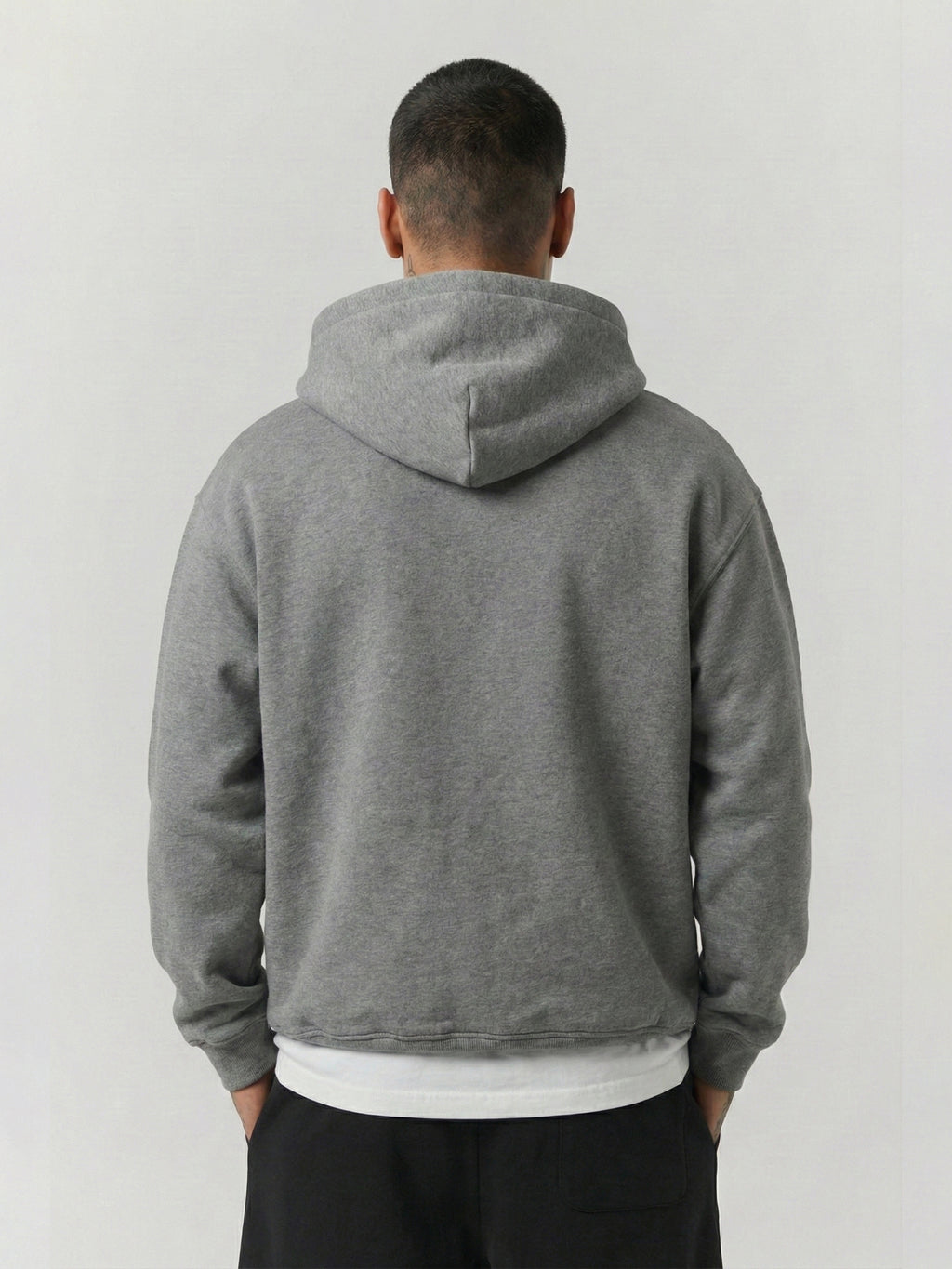 Solid Gray Hoodie