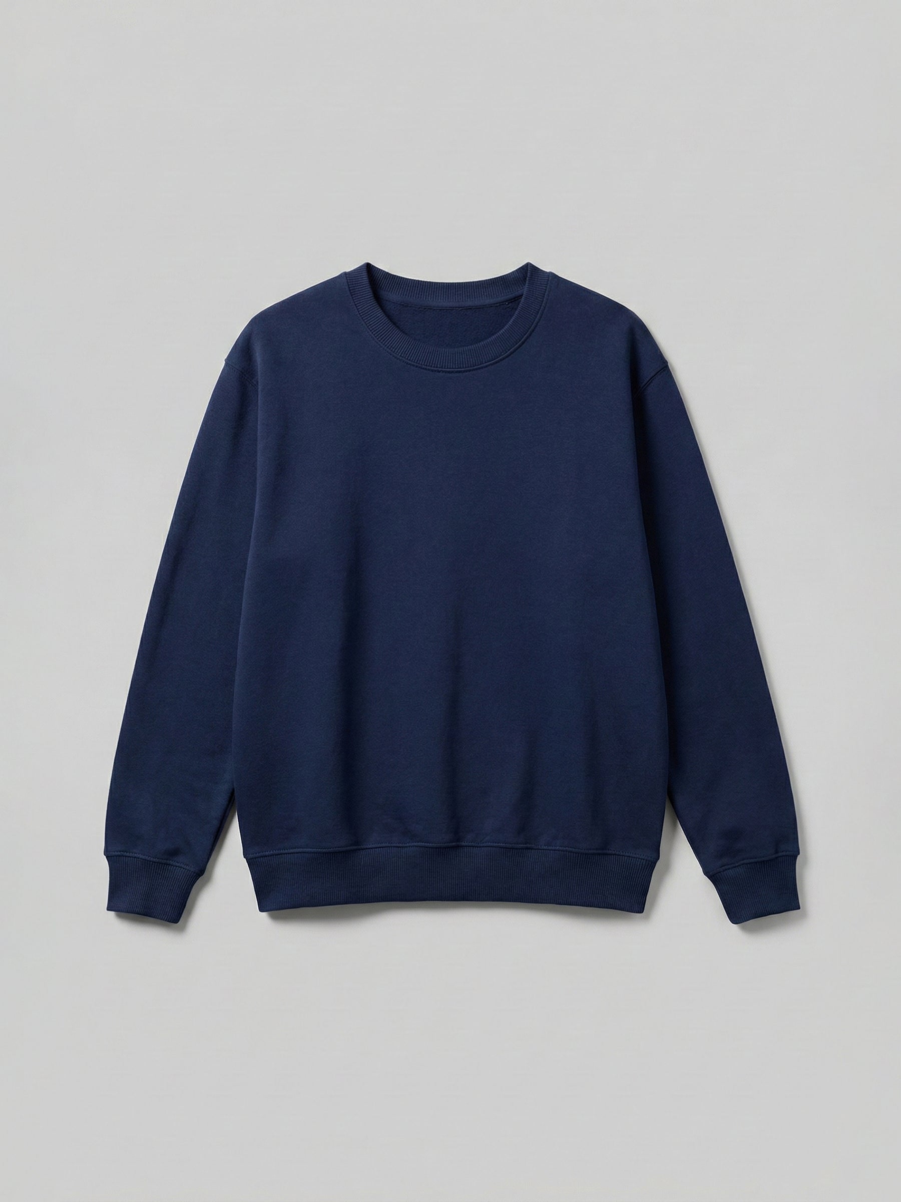 SOLID NEVY SWEATSHIRT