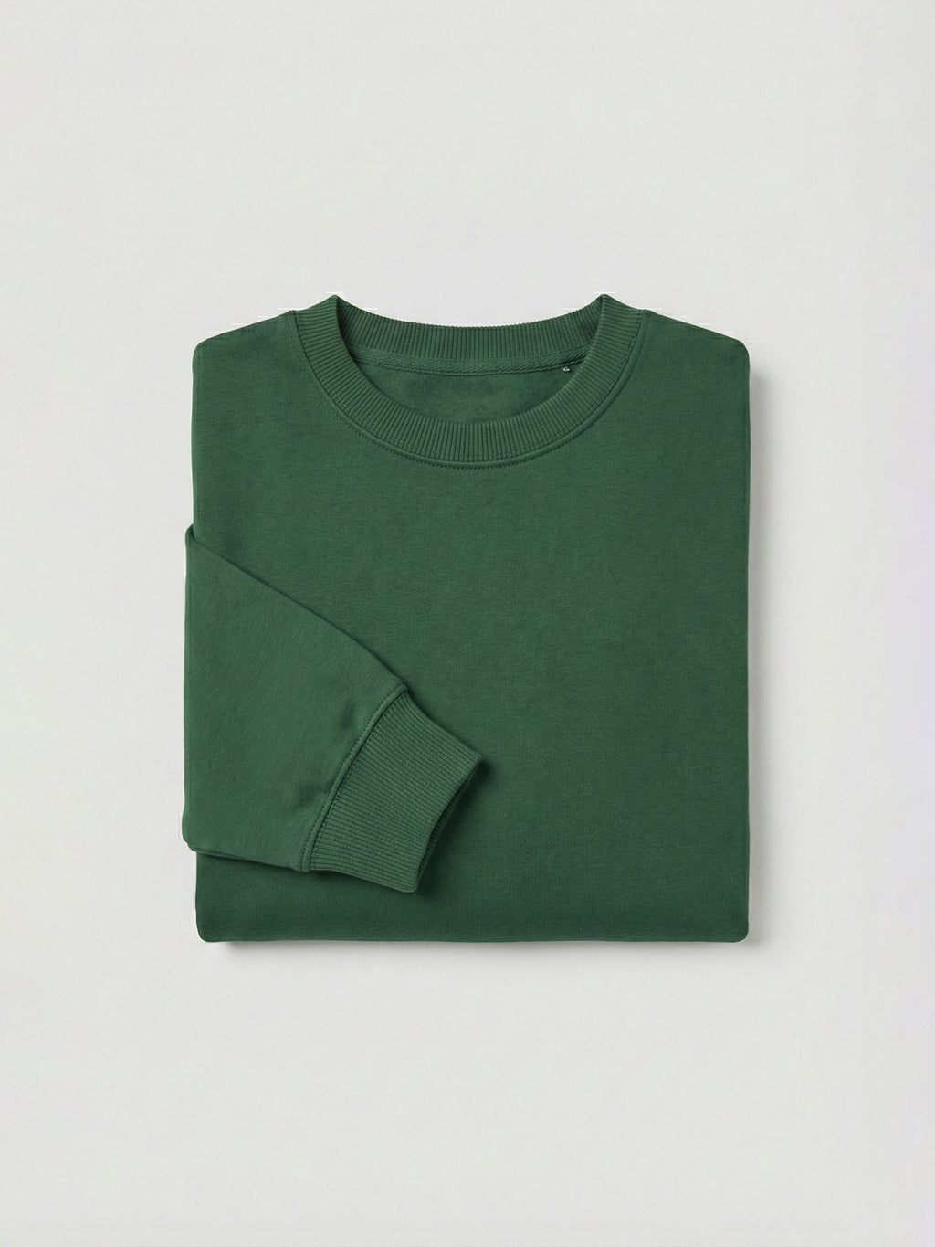 SOLID GREEN SWEATSHIRT
