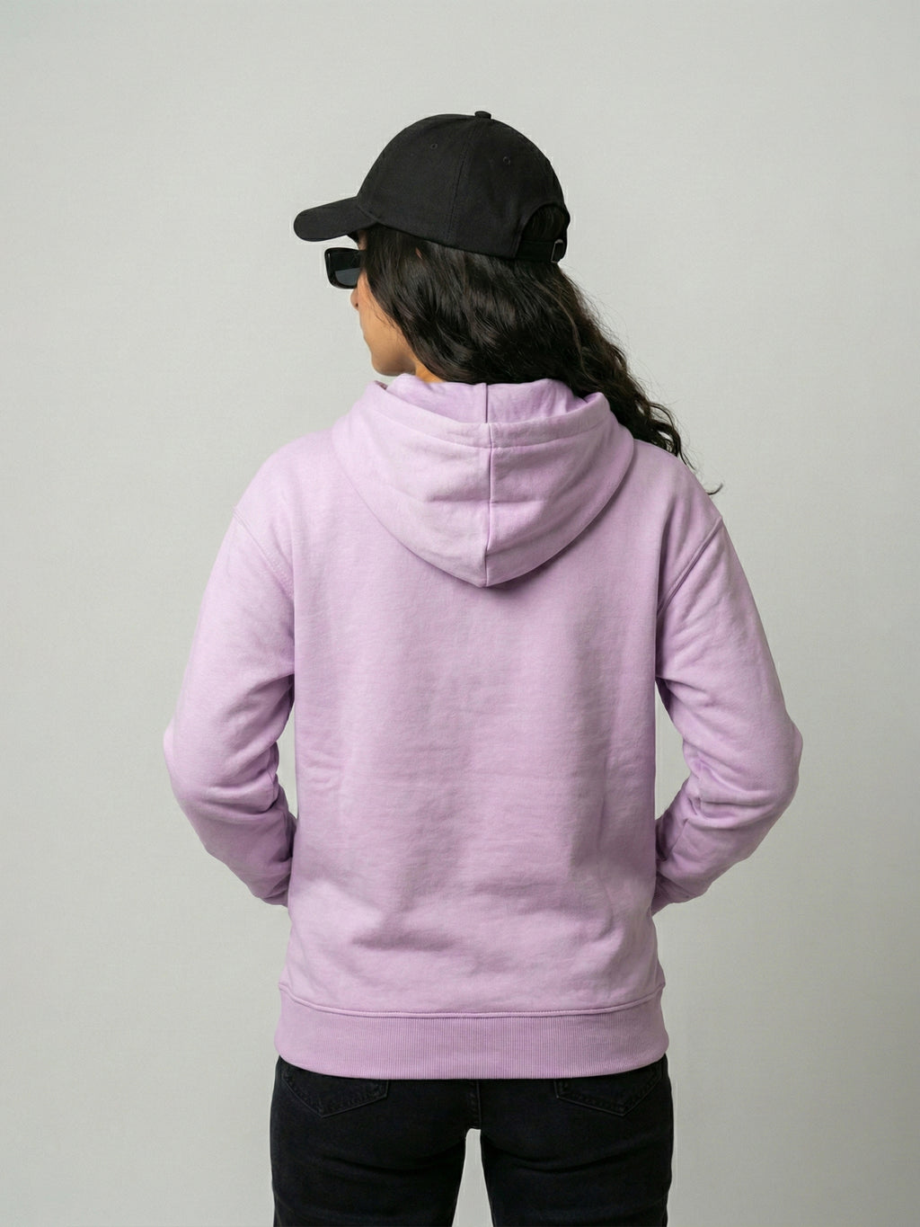SOLID HOODIE LIGHT PURPLE
