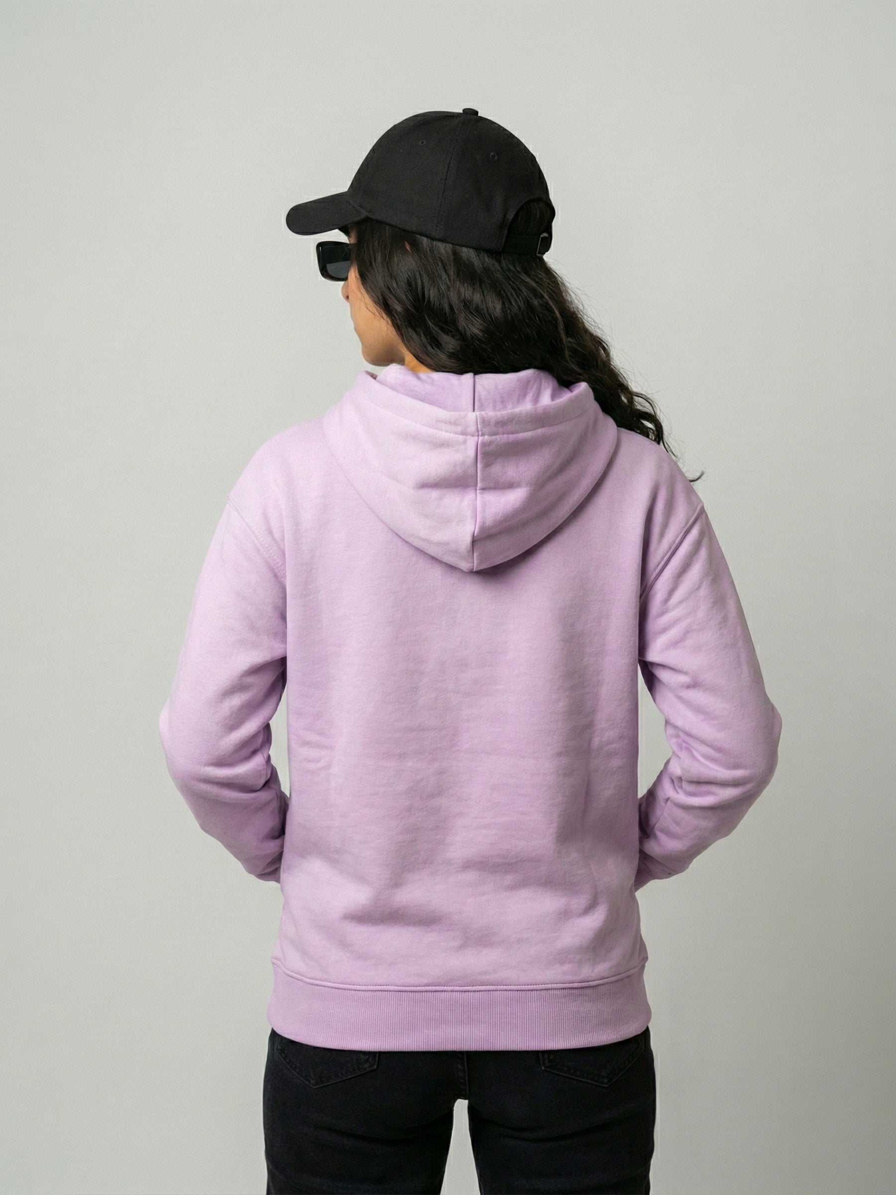 SOLID HOODIE LIGHT PURPLE