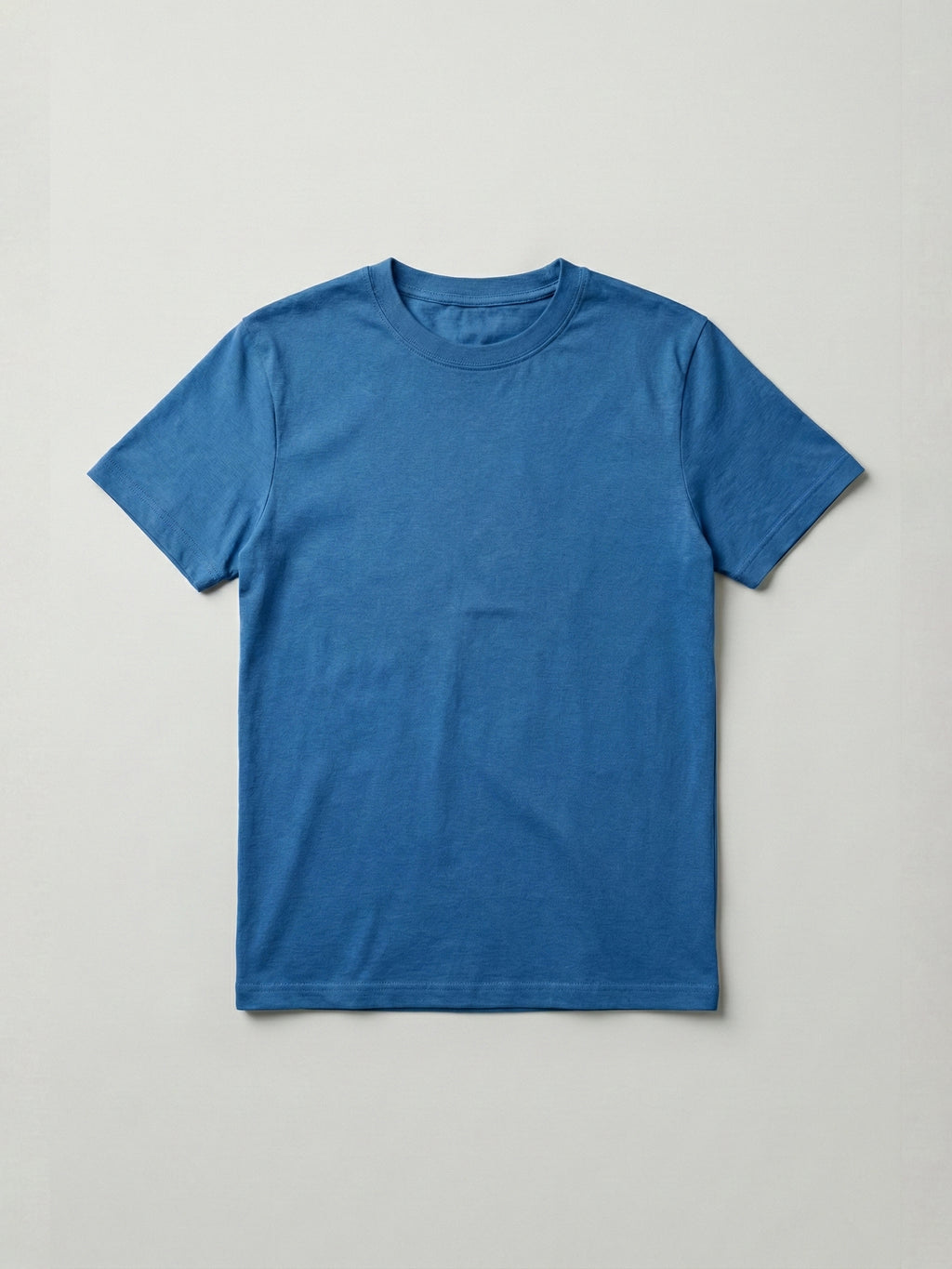 SOLID BLUE T SHIRT