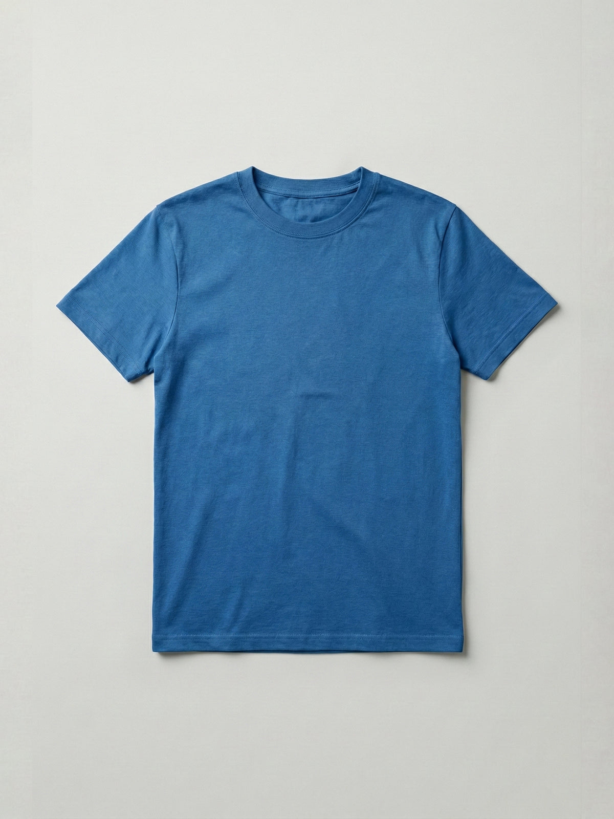 SOLID BLUE T SHIRT