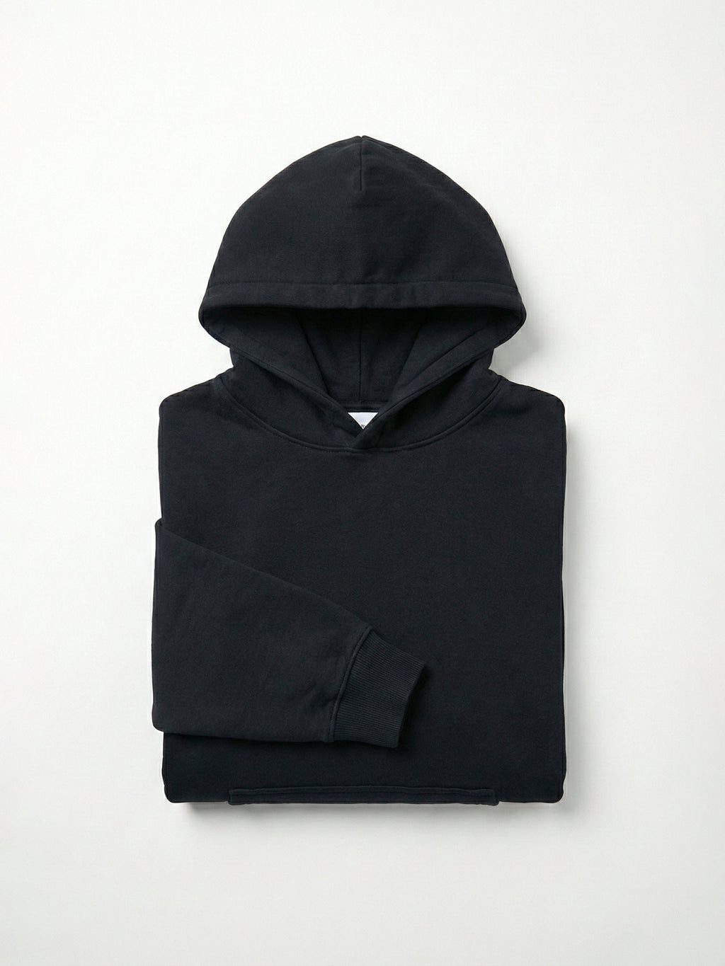 SOLID HOODIE BLACK