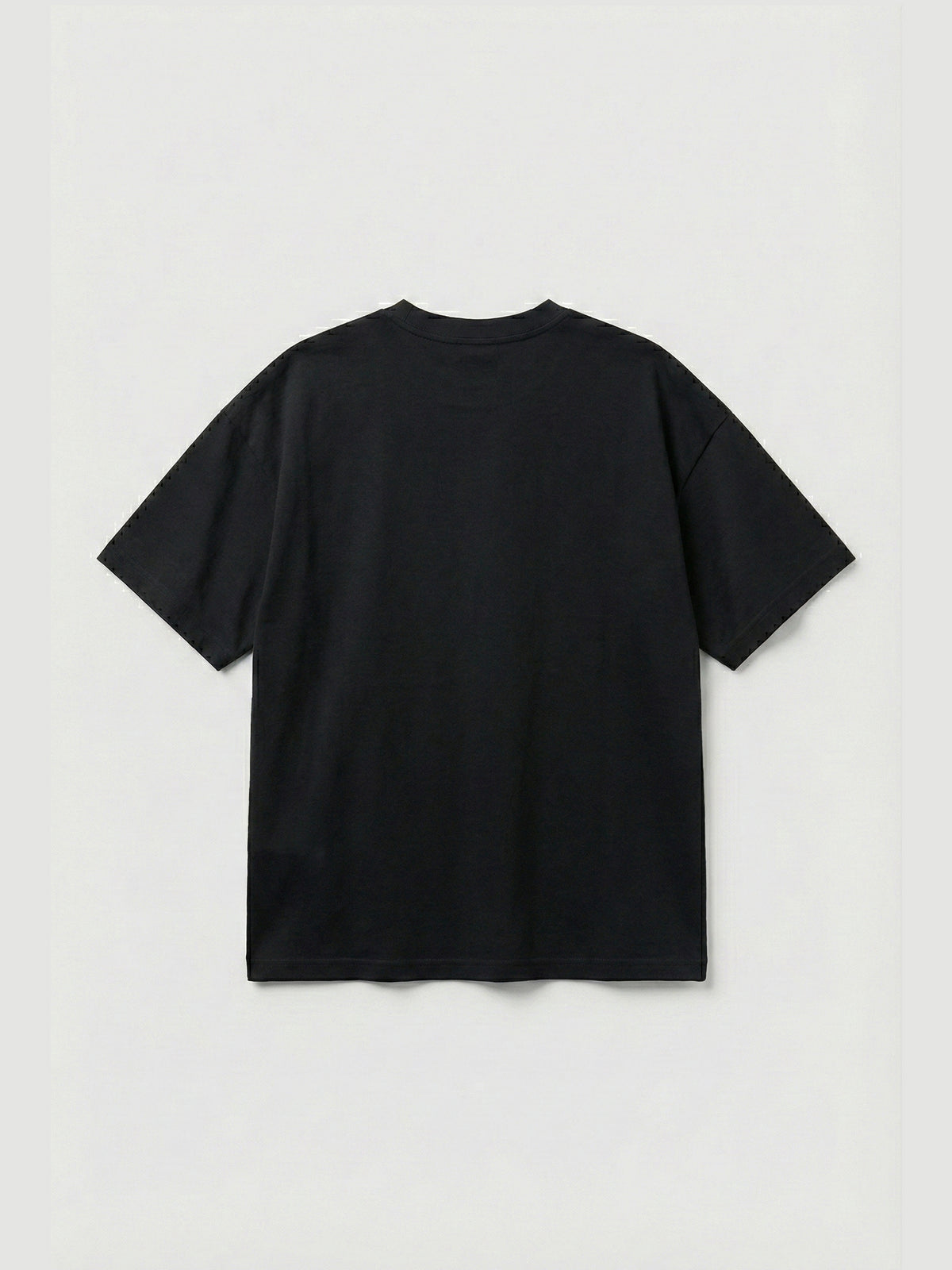 SOLID  BLACK T SHIRT