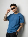 SOLID BLUE T SHIRT