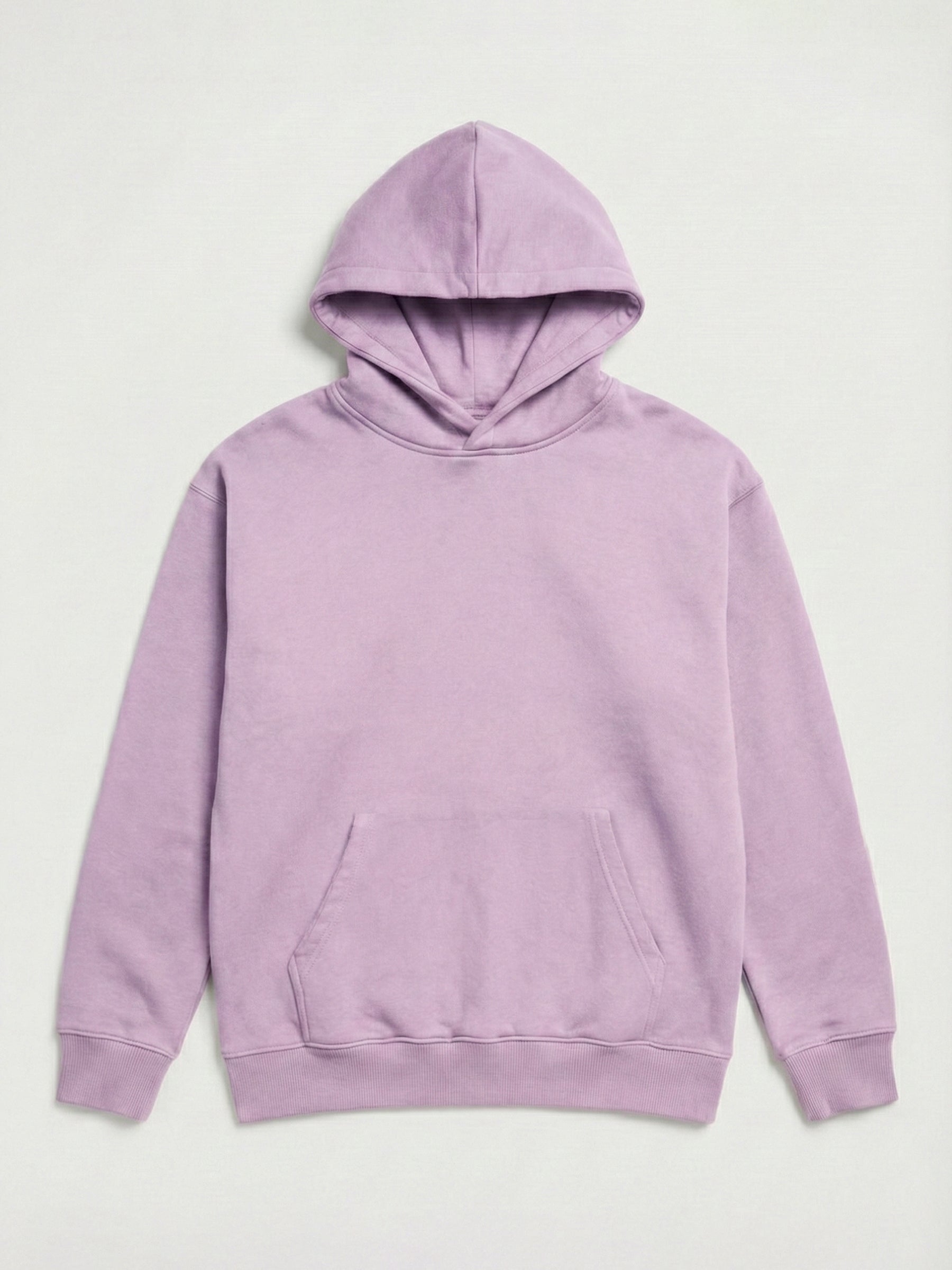 SOLID HOODIE LIGHT PURPLE