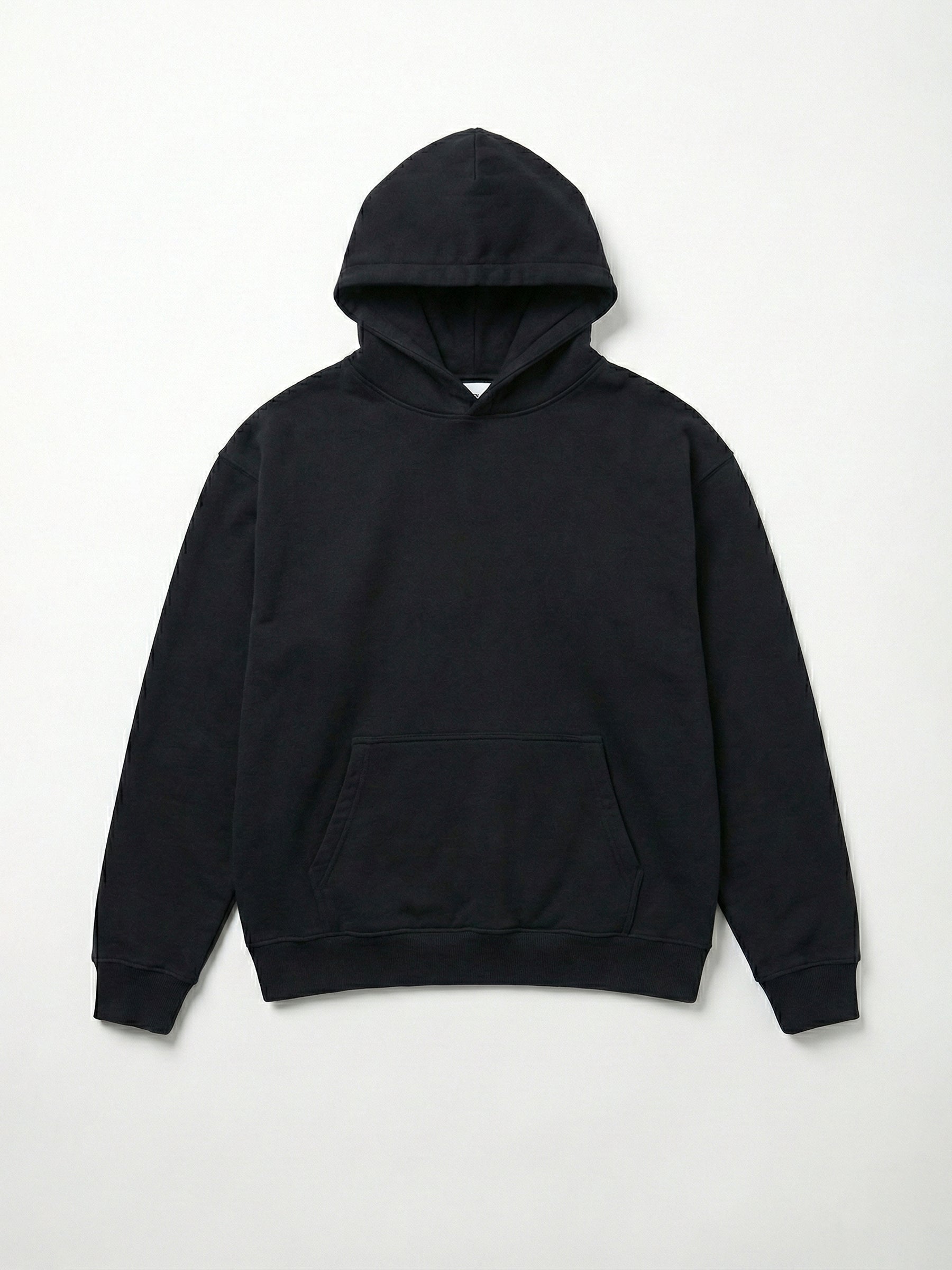 SOLID HOODIE BLACK