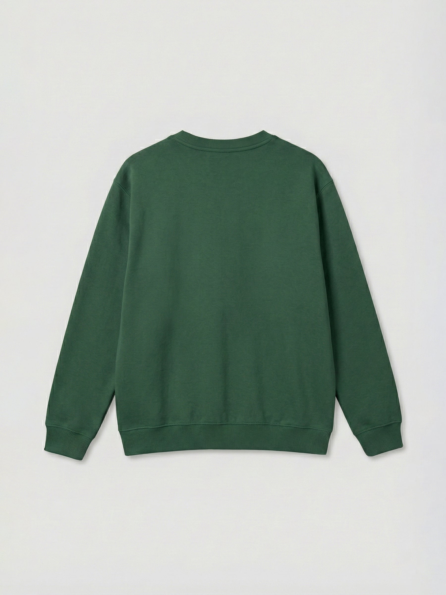 SOLID GREEN SWEATSHIRT