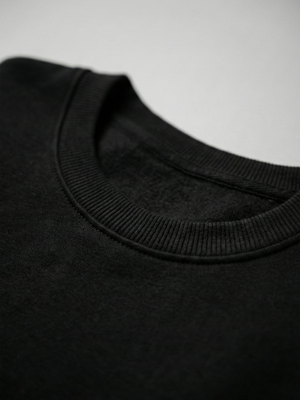 SOLID BLACK SWEATSHIRT